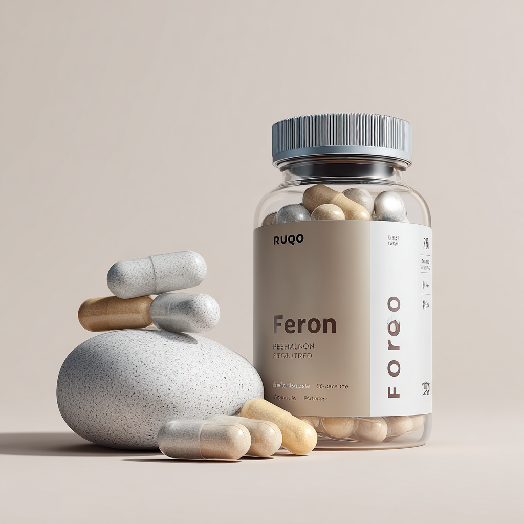 Kvalitný prírodný doplnok Feron v elegantnom balení, moderná medicína a wellness produkty pre mužov